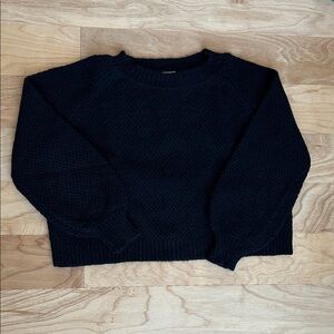 L’Envers Black Knit Sweater